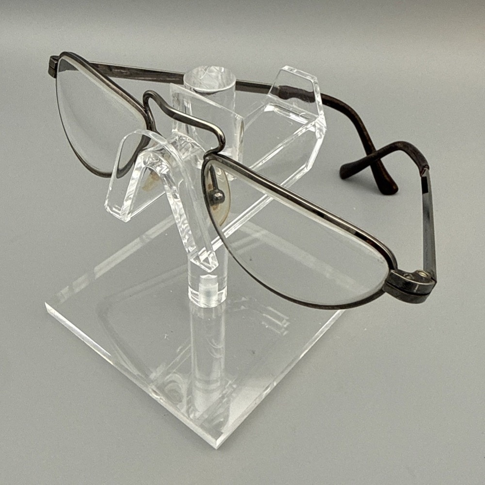 Cottet Vintage Eyeglass Silver Frame Made France 20-000HalfRim Extremely Rare